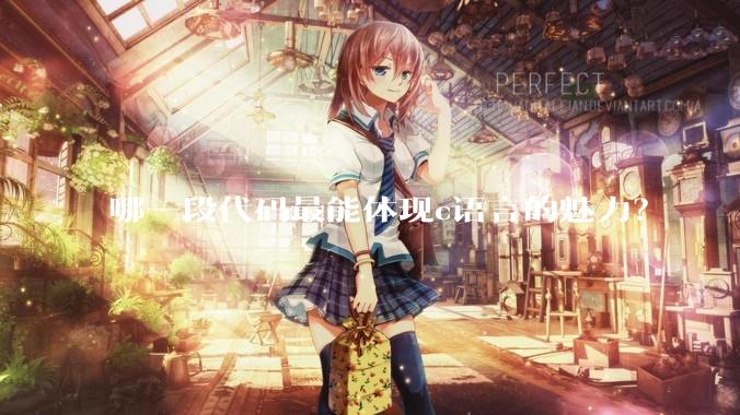 哪一段代码最能体现c语言的魅力？